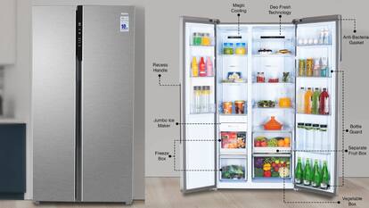 Amazon Offer on Side by Side Fridge: लाखों की कीमत वाले फ्रिज आधी कीमत में खरीदें, घर को मिलेगा मॉर्डन लुक