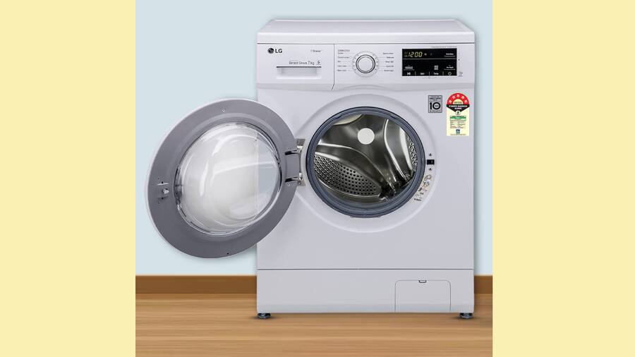Amazon Offers: फ्रंट लोड वॉशिंग मशीन पर जबरदस्त ऑफर, 1500 से कम देकर लाएं घर LG Front Load Washing Machine