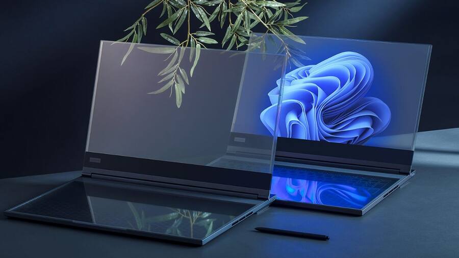 MWC 2024: Lenovo ने ट्रांसपेरेंट लैपटॉप से उठाया पर्दा, डिस्प्ले में दिखेगा आर-पार Lenovo Transparent Laptop