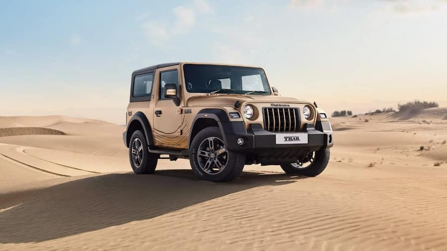 Mahindra launches Thar desert inspired Thar Earth Edition SUV Mahindra Thar Earth Editionjpg