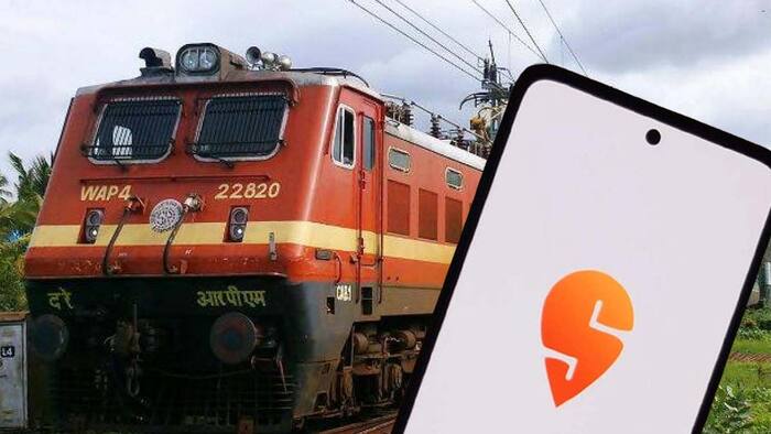 Swiggy food delivery IRCTC