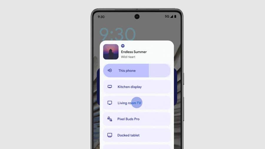Switch between devices when playing Spotify Music