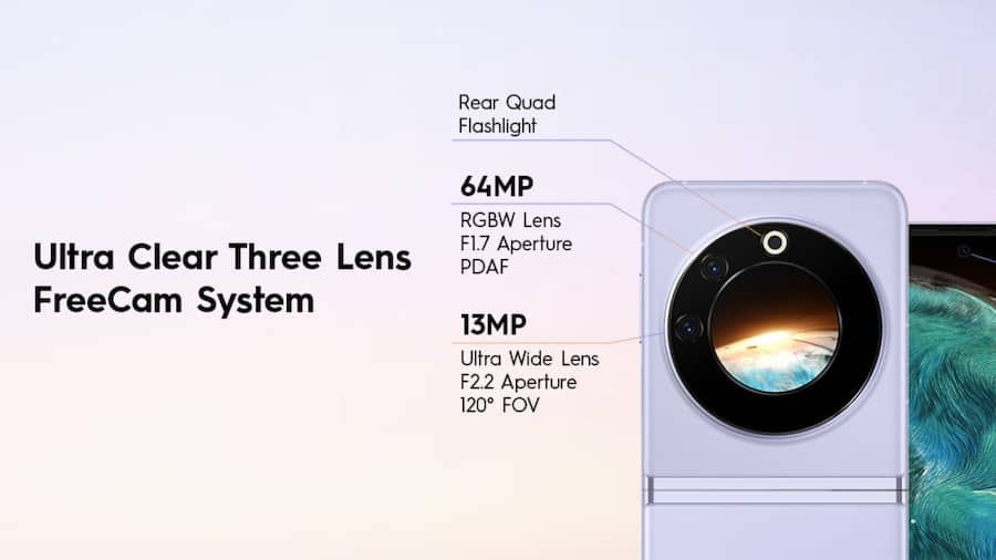 TECNO Phantom V Flip 5G Camera 1