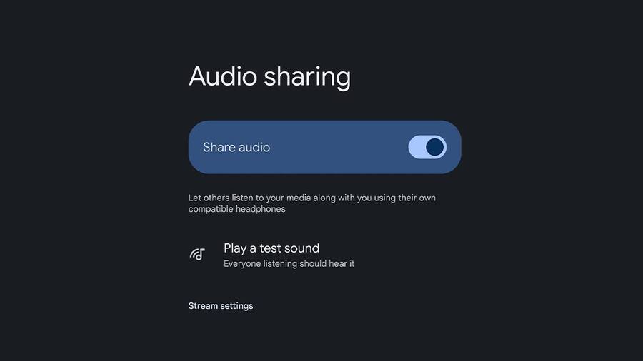 Audio sharing