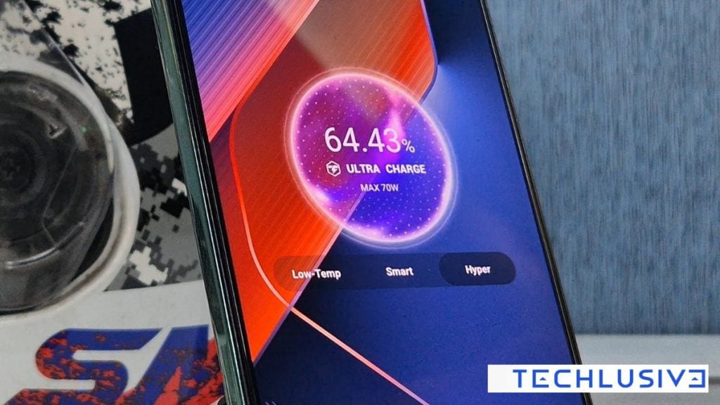 Charging modes on the Tecno Pova 6 Pro 5G