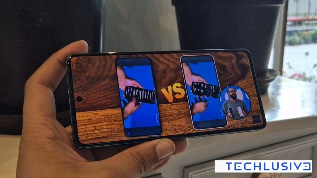 Image showing phone display