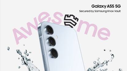 32MP सेल्फी और 50MP कैमरा के साथ आ गया Samsung Galaxy A55 5G फोन, तस्वीरों में देखें फोन का First Look