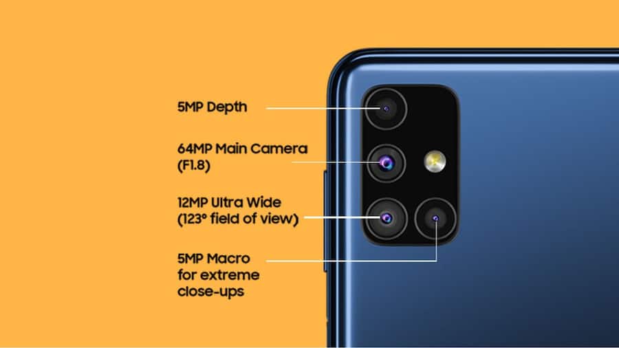 Samsung Galaxy M51 Camera