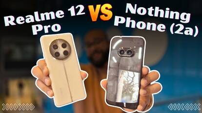 Nothing Phone 2a Vs Realme 12 Pro battery drain, benchmark, camera stress test