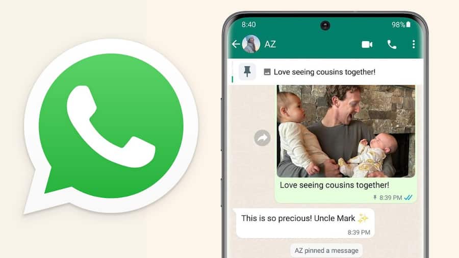 WhatsApp चैट में अब 3 जरूरी मैसेज कर सकेंगे पिन, Mark Zuckerberg ने किया ऐलान Whatsapp