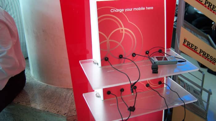 The government has an advisory against public mobile charging points.