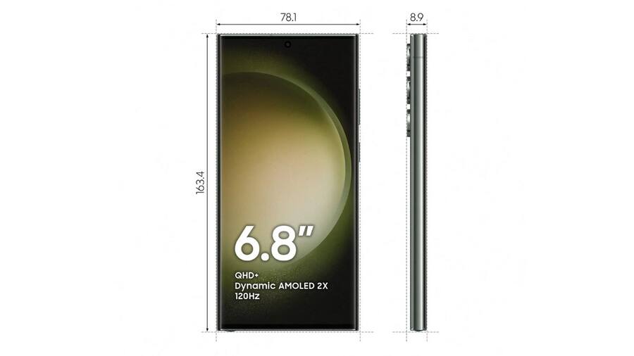 Samsung Galaxy S23 Ultra 5G Display