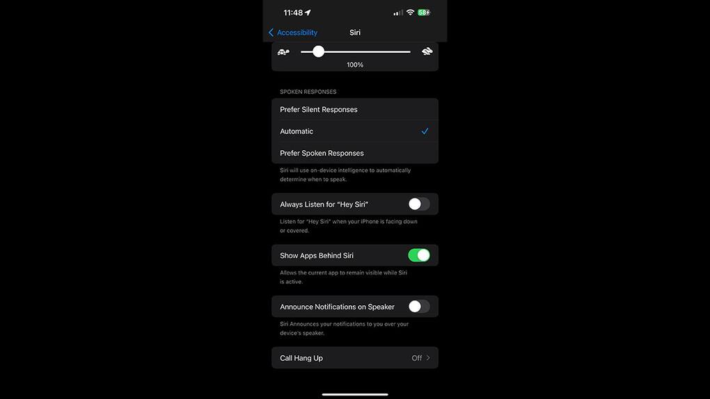 Turn off Hey Siri
