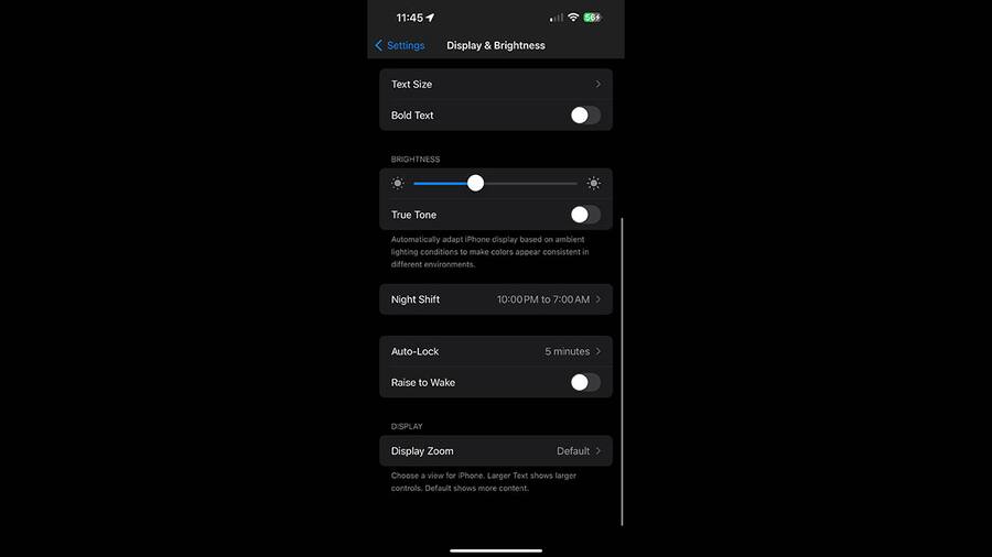 Turn off Raise to Wake 