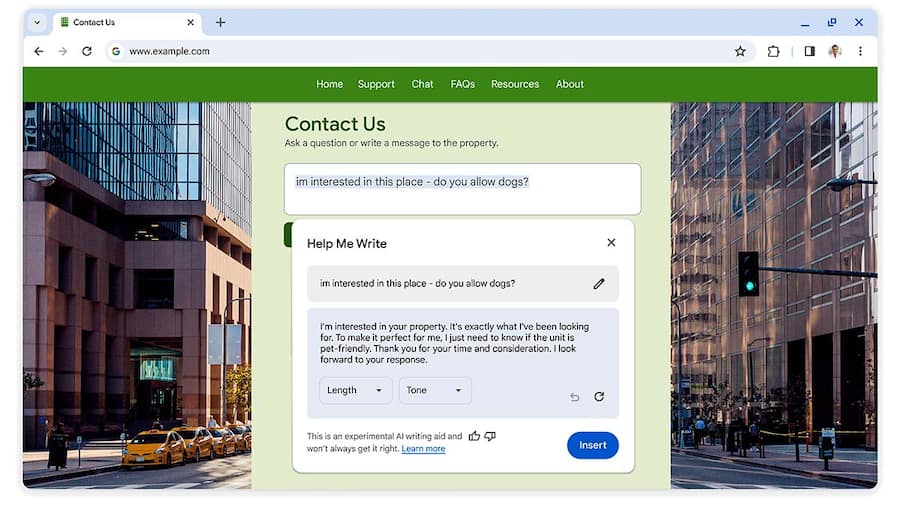 Use AI-powered Google apps to do things
