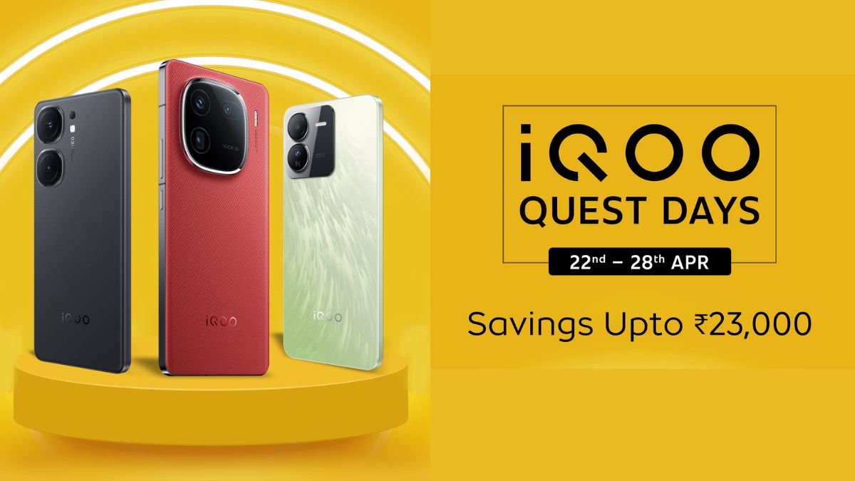 Amazon पर मिल रहा बेहतरीन iQOO Sale, मिड रेंज स्मार्टफोन्स को सस्ते में खरीदने का मौका

Amazon iQOO Quest Days Sale Amazing iQOO Sale available on Amazon, opportunity to buy mid range smartphones cheaply iQOO Z7 Pro 5G iQOO Z9 5G iQOO Neo 7 Pro 5G