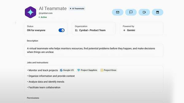 Google AI Teammate Google AI Teammate