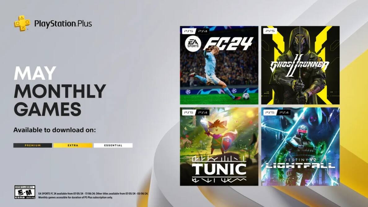 PlayStation Plus May 2024 games: EA Sports FC 24, Ghostrunner 2, and more