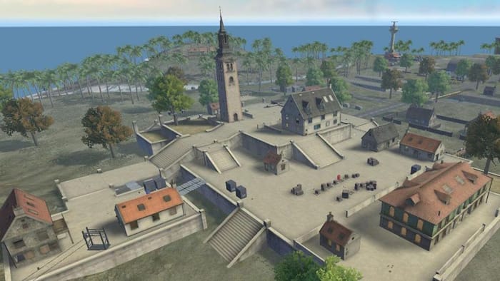 Clocktower is one of the important spots of the Bermuda map.