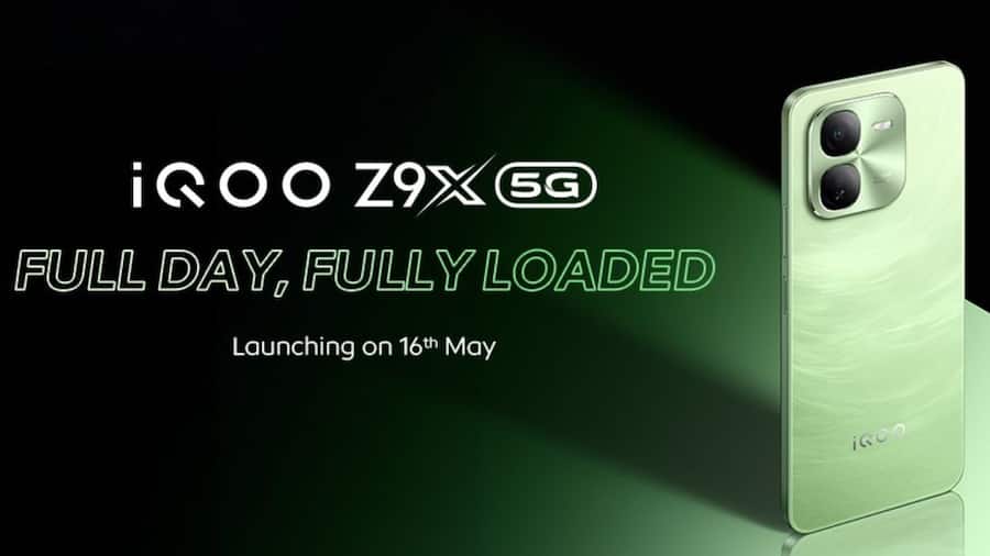 iQoo Z9x 5G फोन 6000mAh बैटरी के साथ देगा दस्तक, 16 मई से पहले फीचर्स कंफर्म iQoo Z9x 5G