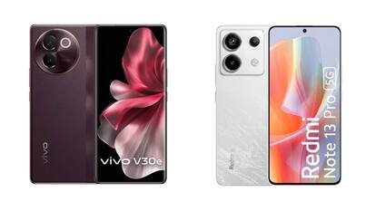 Vivo V30e vs Redmi Note 13 Pro: Specifications compared