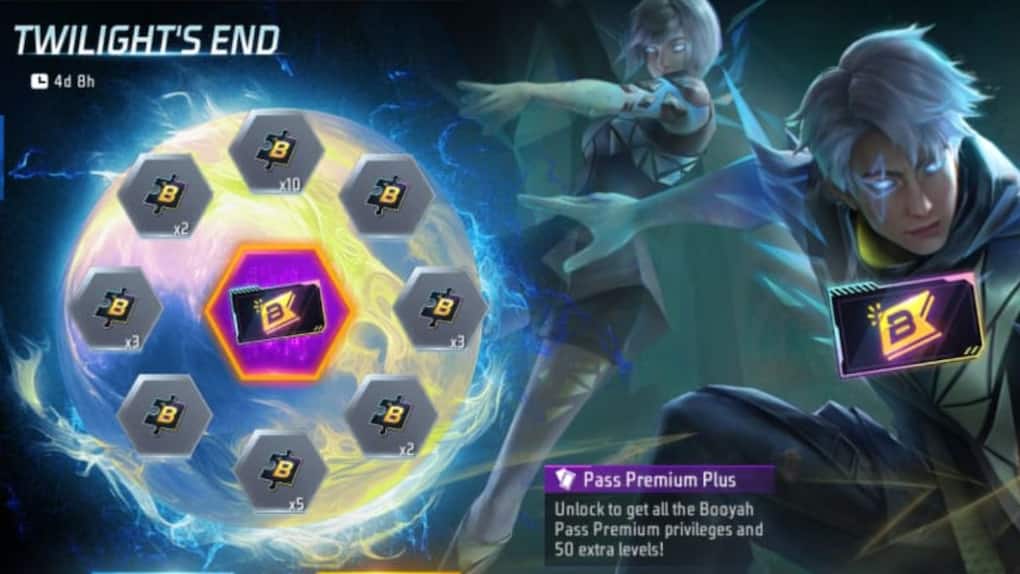 Free Fire Max Booyah Pass Ring Twilights End