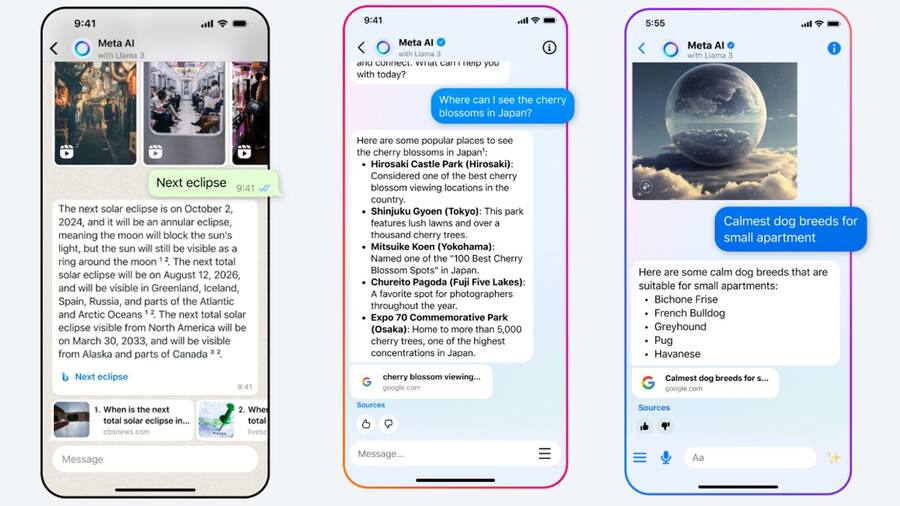 Meta AI comes to Instagram, WhatsApp, Facebook in India: How to access Meta AI