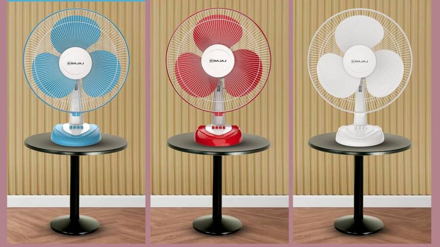 Amazon deals: Best offers on table fans for under Rs 2,000 Table fans are selling at discounted prices.