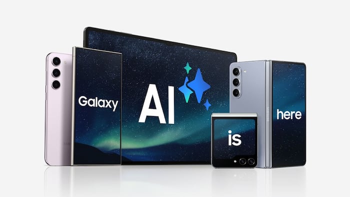 Samsung Galaxy AI is available on flagship phones currently.