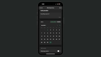 How to schedule an event in a group chat on WhatsApp