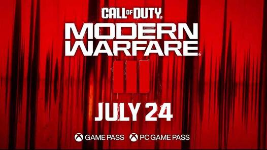 Call of Duty: Modern Warfare III is coming to Game Pass today