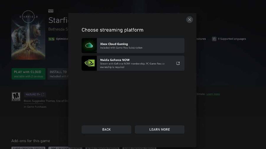 Microsoft integrates Nvidia's GeForce Now service in Xbox game store Xbox Game Store