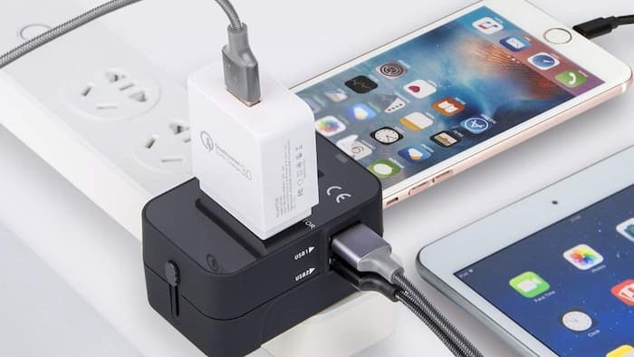 Amazon is selling travel adapters at discounted prices.