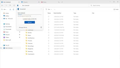 Microsoft launches feature to let you browse Android phones in Windows 11 File Explorer wirelessly