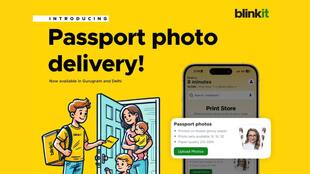 Blinkit से घर बैठे ऑर्डर करें पासपोर्ट साइज फोटो, 10 मिनट में होगी डिलीवरी