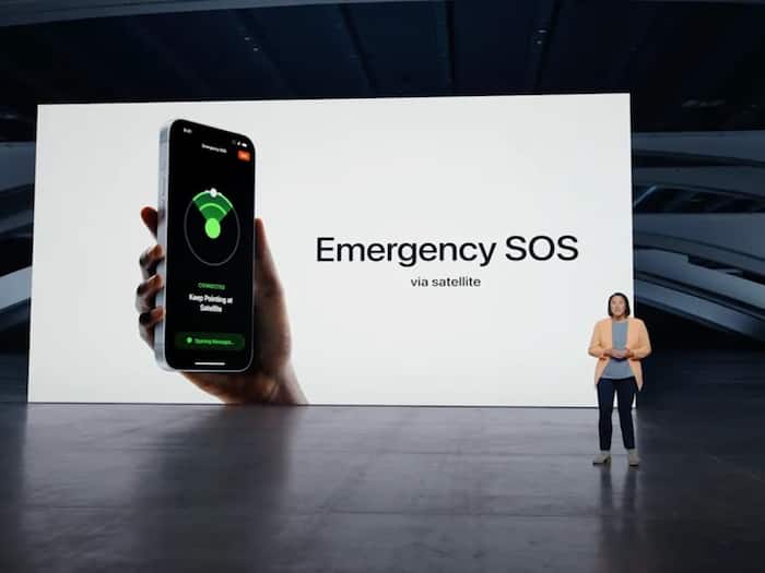 Satellite SOS feature