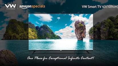 Amazon Deals 2024 on 43 inch Smart TV: 2000 रुपये से कम में घर लाएं 43 इंच स्मार्ट टीवी