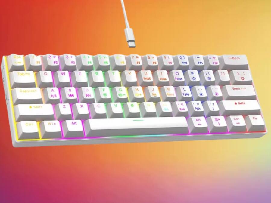 Dr Luxur DARKFIREPearl 60% Gaming Keyboard