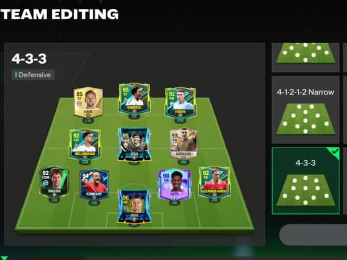 EA FC Mobile formations