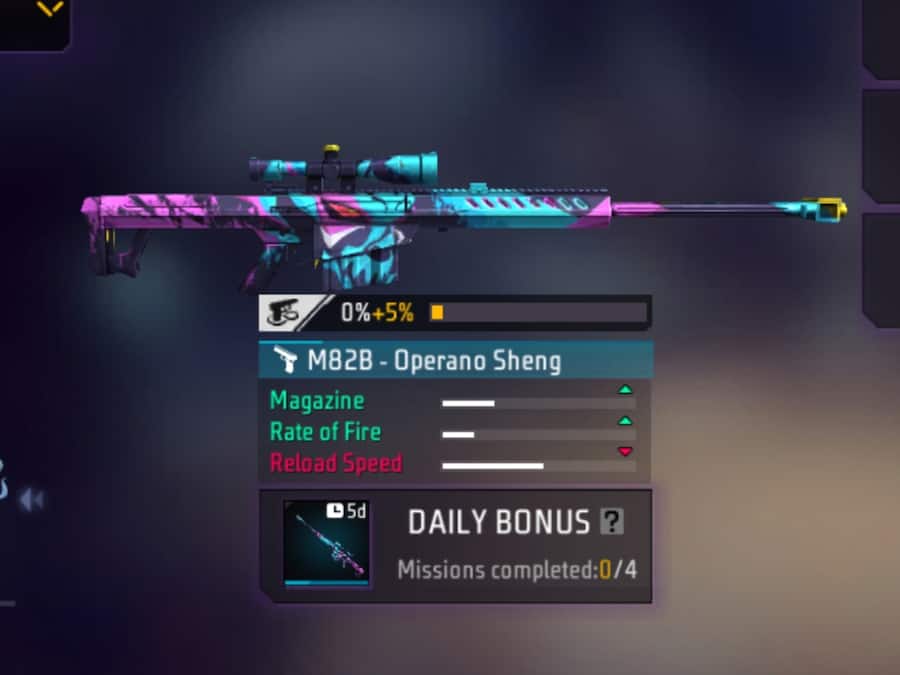 Free Fire Max में मिल रही शानदार Opernano Sheng वेपन स्किन, ऐसे पाएं Free Fire Max (8)