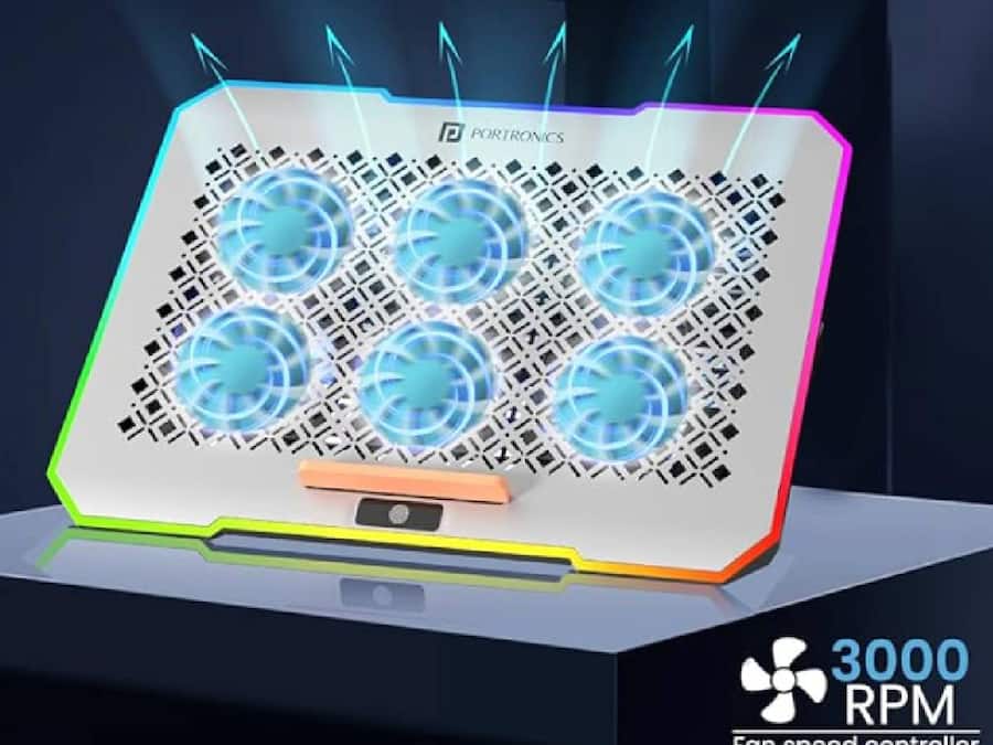 Portronics My Buddy Air Pro Laptop Cooling Pad