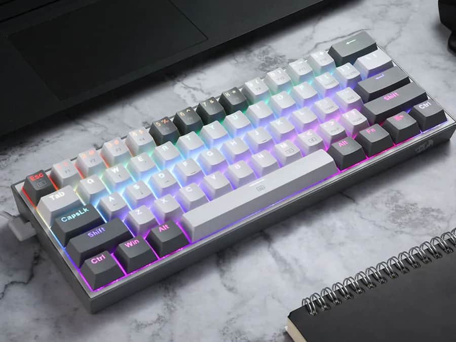 Redragon K617 Fizz 60% Wired RGB Gaming Keyboard