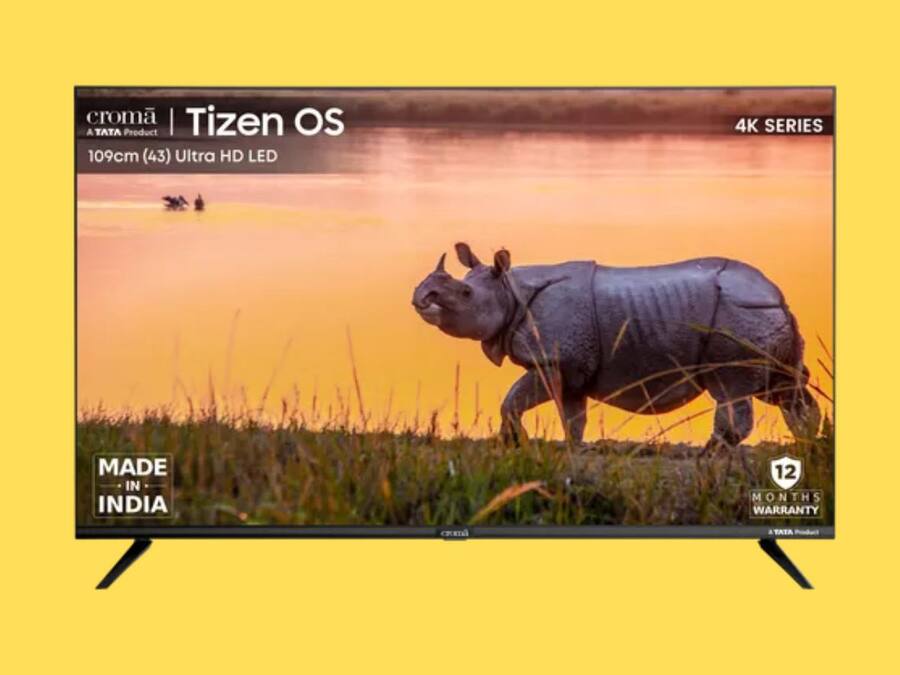 Croma Tizen OS के 43 इंच, 50 इंच और 55 इंच स्मार्ट टीवी भारत में लॉन्च, कीमत मात्र 25,490 रुपये से शुरू Untitled design - 2024-09-03T130156.785