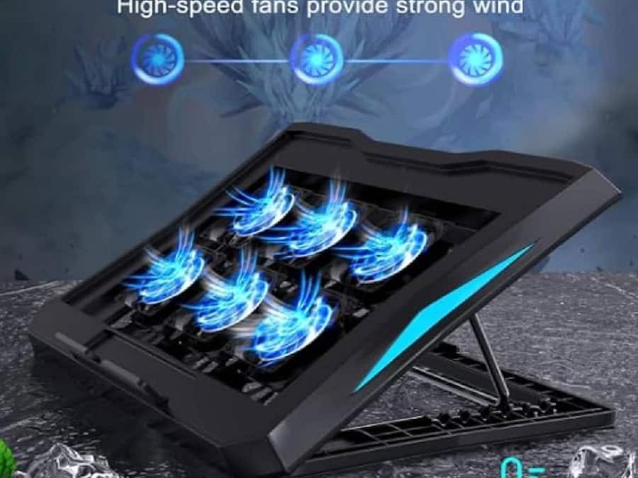 XAVI Laptop Cooling Pad with 6 Quiet Cooling Fans