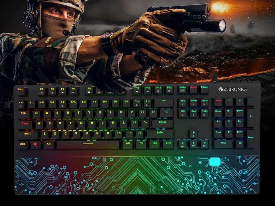 ZEBRONICS Zeb-MAX Mechanical Gaming Keyboard