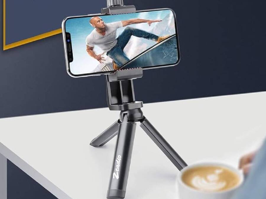 Zeadio Metal Mini Tripod with 1_4 Inch Screw