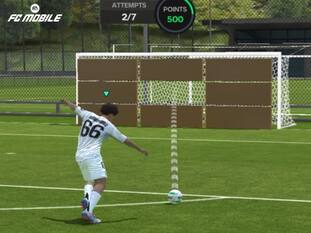 How to score a goal on a free kick in EA FC Mobile?