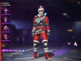 Free Fire Max में The Santa Militia बंडल पाने का मौका, ऐसे तुरंत करें क्लेम