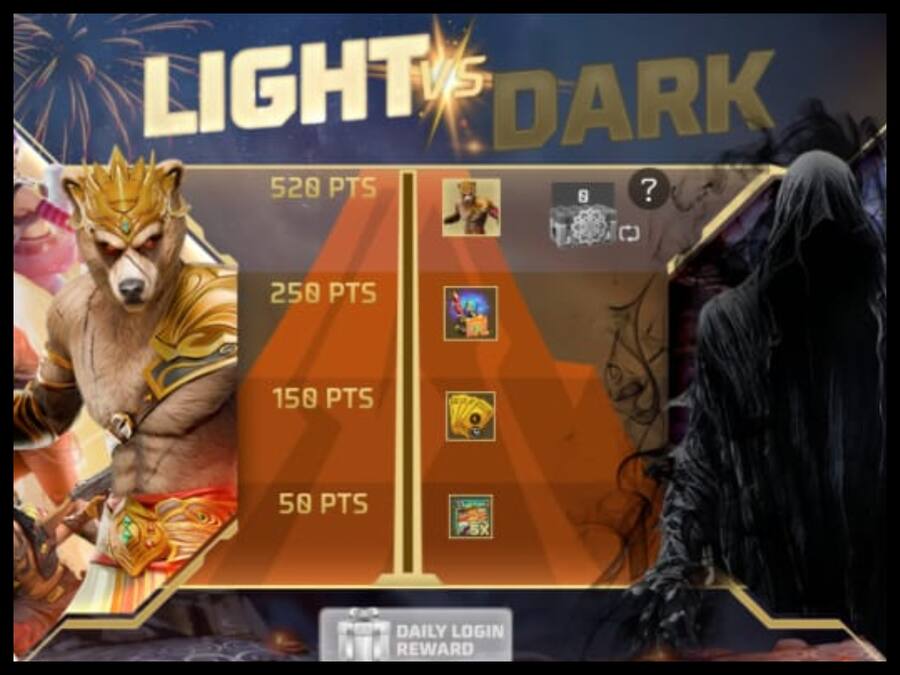 Free Fire MAX में Grizzly Born बंडल मिल रहा फ्री, Light Vs Dark दिवाली इवेंट हुआ Live Game (2)