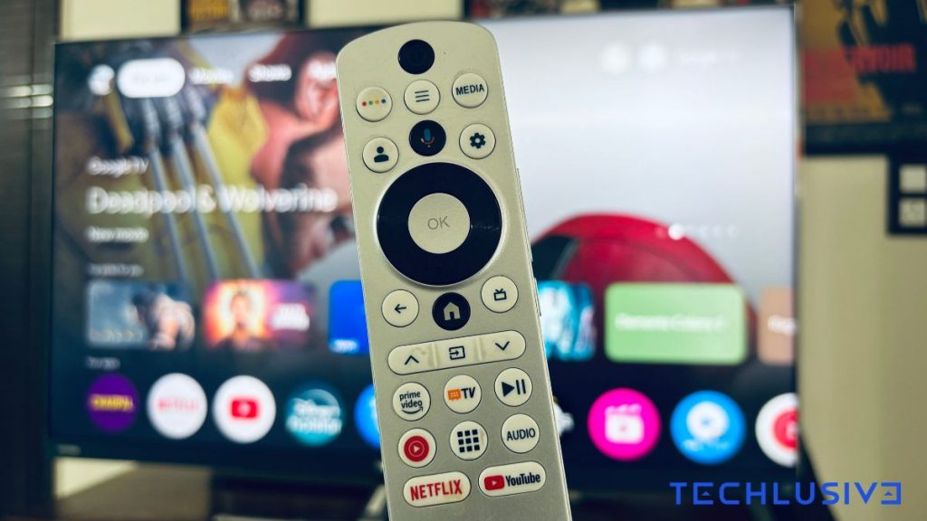 Haier TV remote front close